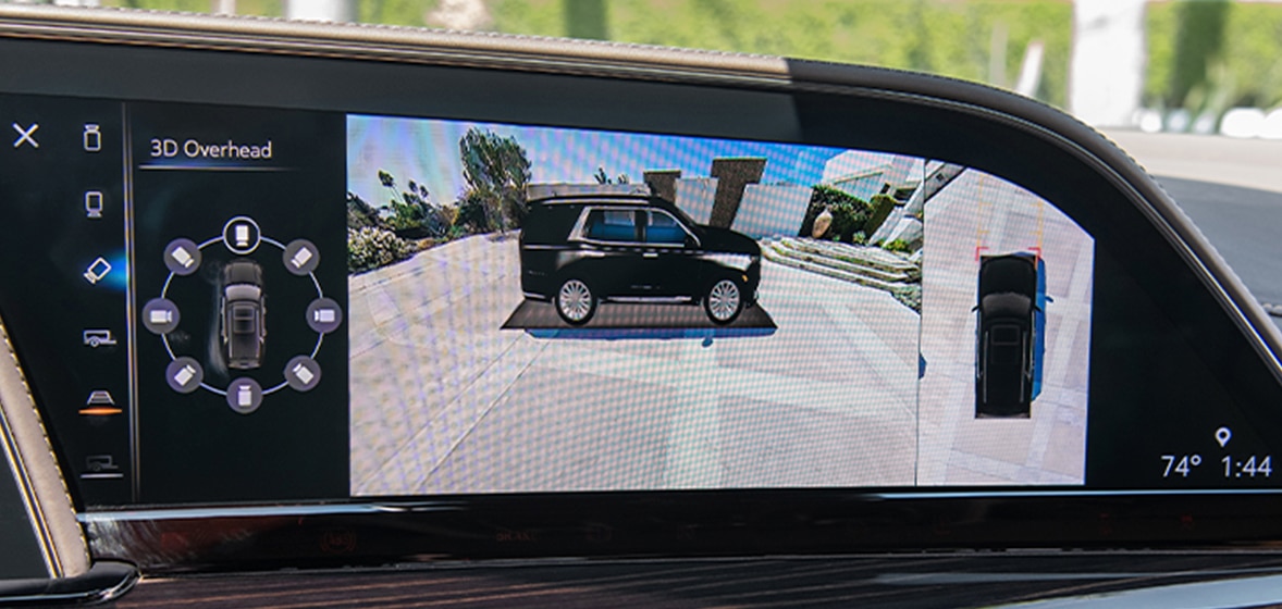 Cámara 360 HD en la nueva Cadillac Escalade 2025, camioneta de lujo